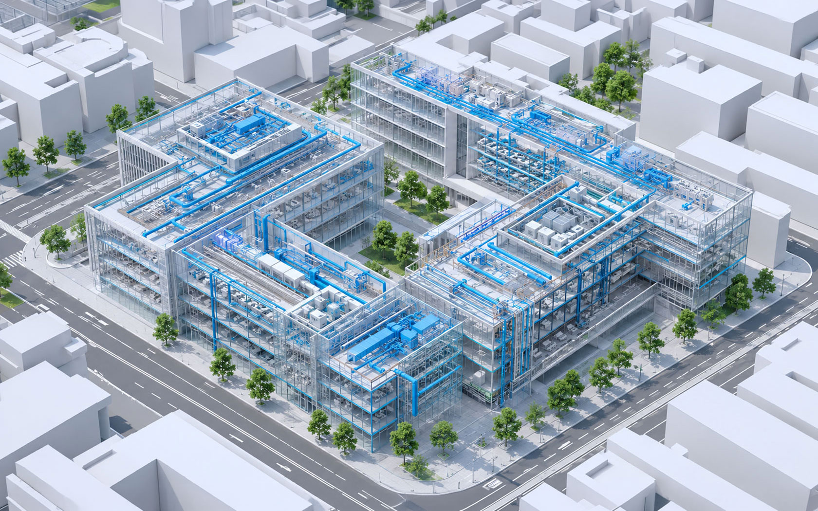 Digitale Tools für das moderne 3D Management der TGA Gewerke.