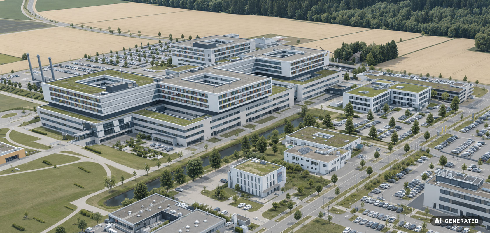 Klinikum Baar als Referenz für das Inbetriebnahme-Management.