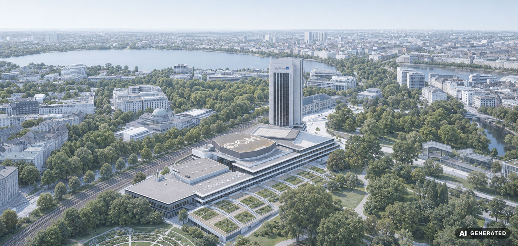 Kongresszentrum CCH Hamburg als Referenz für Brandfallsteuerung.