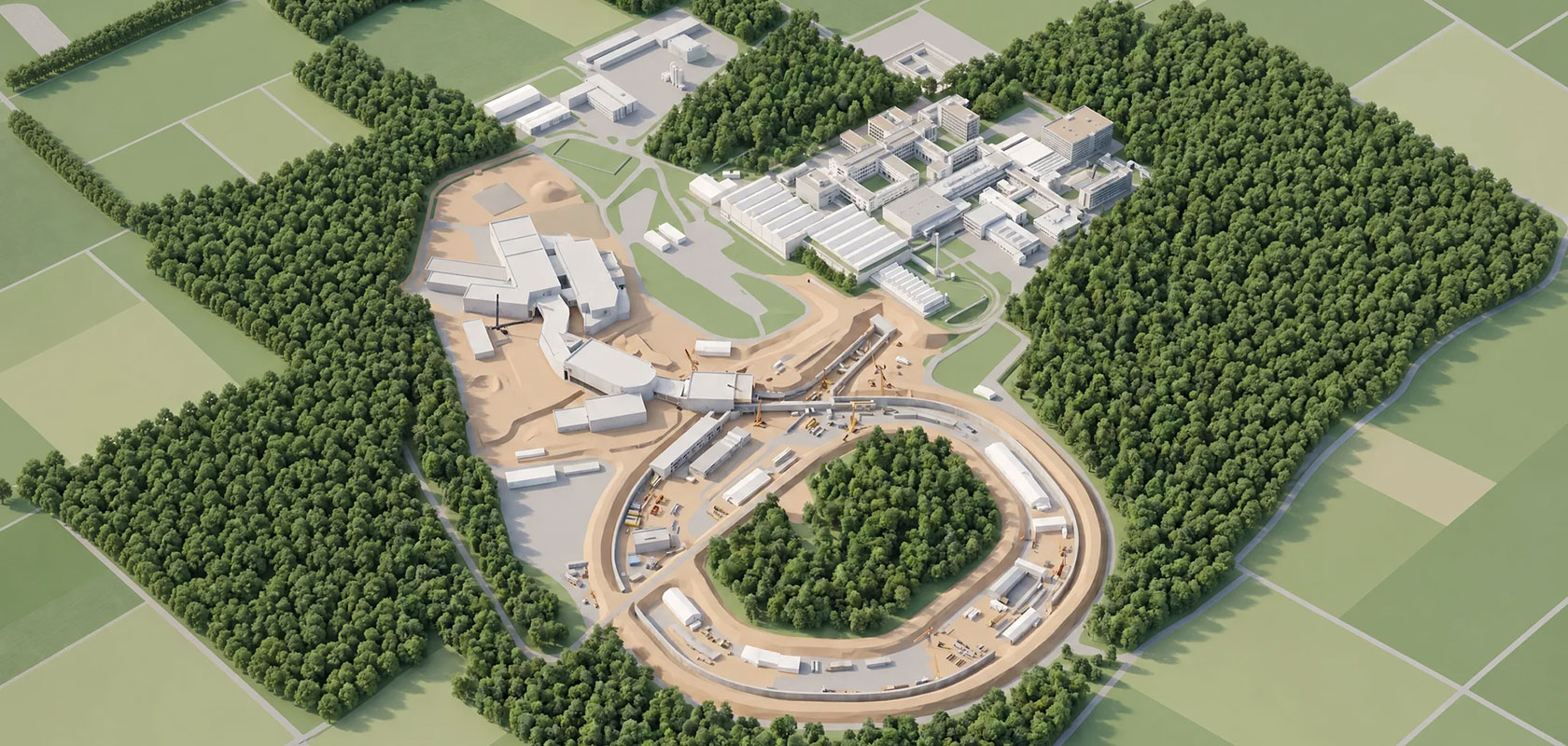 Forschungsanlage FAIR Darmstadt für die TGA-Projektleitung.